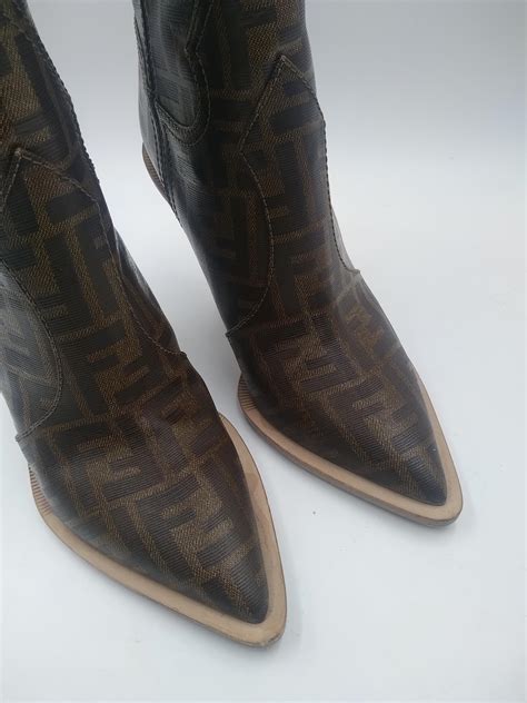 fendi force boots|Fendi cowboy boots.